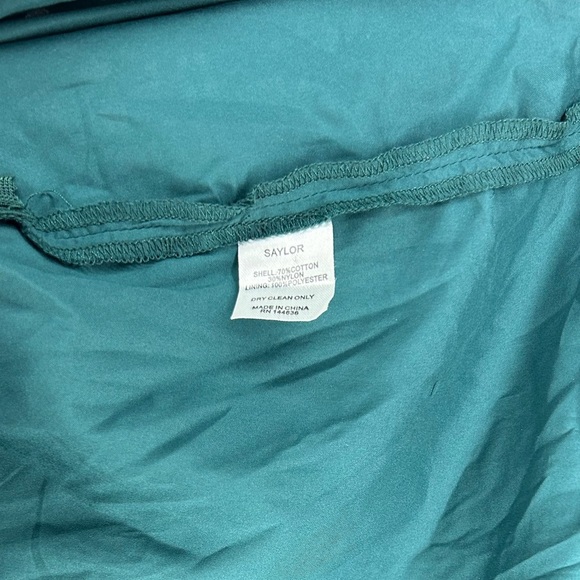 Women’s SAYLOR Green Sleeveless Midi Dress Designer Size Small - Picture 4 of 4